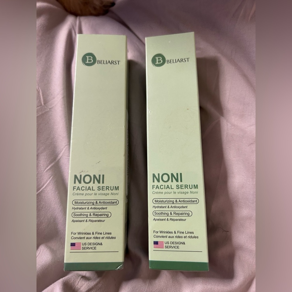 NEW LOT OF 2 Noni Ampoule Essence Noni Extract Hyaluronic Acid Vit E 1.69 Oz
